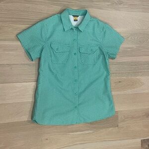 Eddie Bauer Green Button Down Shirt